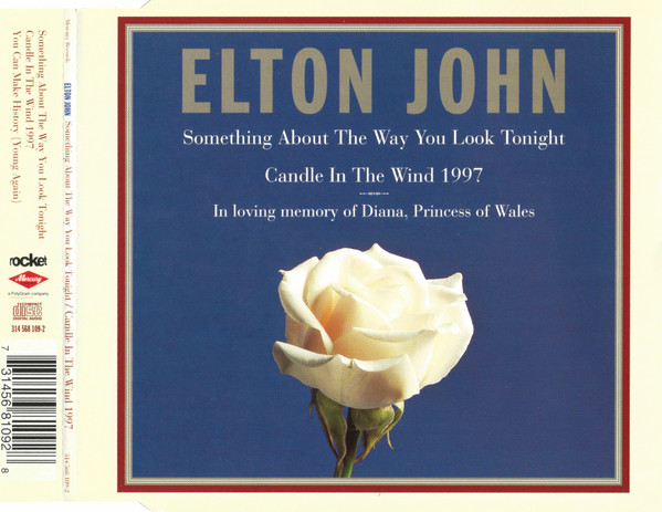 Elton John - Something About The Way You Look Tonight / Candle In The Wind 1997 | Mercury (314 568 109-2) - 2