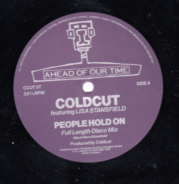 Coldcut Featuring Lisa Stansfield - People Hold On | Ahead Of Our Time (CCUT 5T) - 2 Coldcut Featuring Lisa Stansfield - People Hold On | Ahead Of Our Time (CCUT 5T) - 2