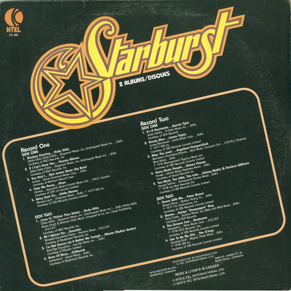 Various - Starburst | K-Tel (TC 250) - 2