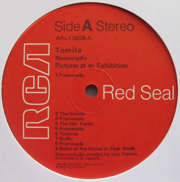 Tomita - Pictures At An Exhibition | RCA Red Seal (ARL1-0838) - 3