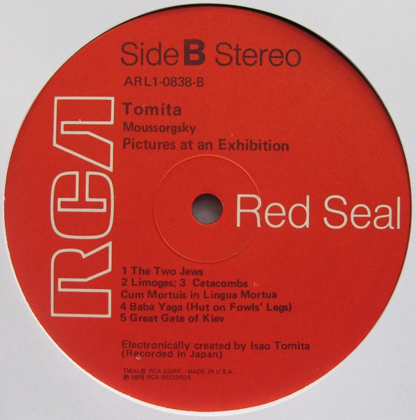 Tomita - Pictures At An Exhibition | RCA Red Seal (ARL1-0838) - 4