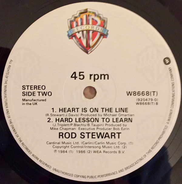 Rod Stewart - Love Touch | Warner Bros. Records (W8668(T)) - 2