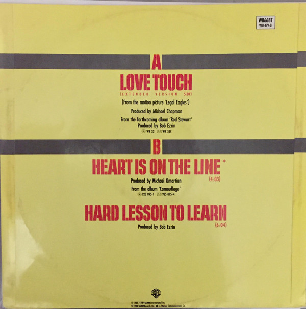 Rod Stewart - Love Touch | Warner Bros. Records (W8668(T)) - main