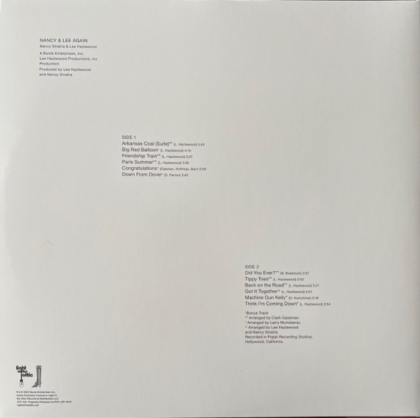 Nancy Sinatra & Lee Hazlewood - Nancy & Lee Again | Light In The Attic (LITA199) - 3 Nancy Sinatra & Lee Hazlewood - Nancy & Lee Again | Light In The Attic (LITA199) - 3