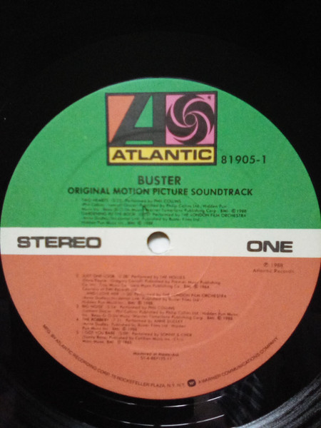 Various - Buster - Original Motion Picture Soundtrack | Atlantic (7 81905-1) - 3