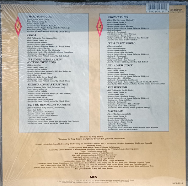 Steve Wariner - It's A Crazy World | MCA Records (MCA-5926) - 2 Steve Wariner - It's A Crazy World | MCA Records (MCA-5926) - 2
