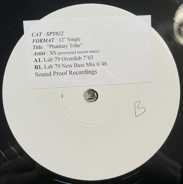 XS - Phantasy Tribe | Sound Proof Recordings (SPT 022) - main
