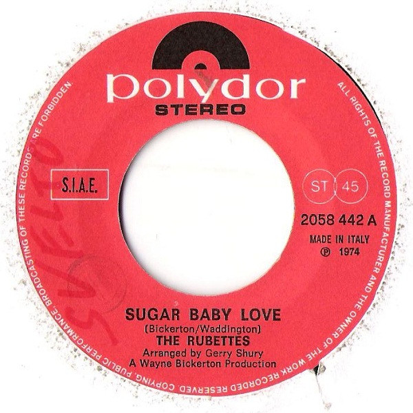 The Rubettes - Sugar Baby Love | Polydor (2058 442) - 3