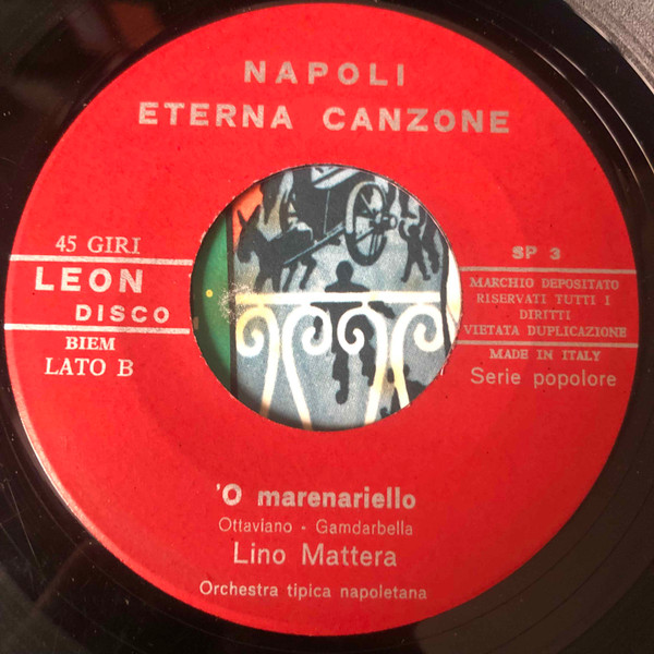 Lino Mattera - Torna / 'O Marenariello | Leon Disco (SP 3) - 3