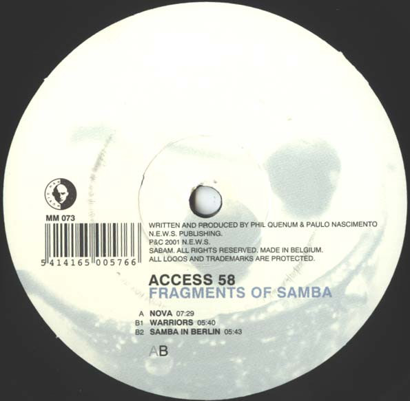Access 58 - Fragments Of Samba | Music Man Records (MM 073) - 3 Access 58 - Fragments Of Samba | Music Man Records (MM 073) - 3