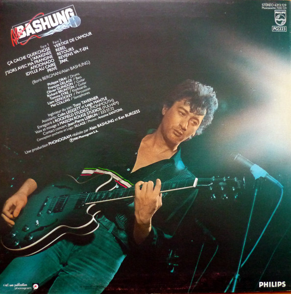Alain Bashung - Pizza | Philips (6313 129) - 2 Alain Bashung - Pizza | Philips (6313 129) - 2