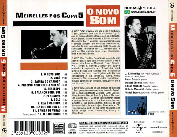 Meirelles E Os Copa 5 - O Novo Som | Dubas Música (325912001822) - 2 Meirelles E Os Copa 5 - O Novo Som | Dubas Música (325912001822) - 2