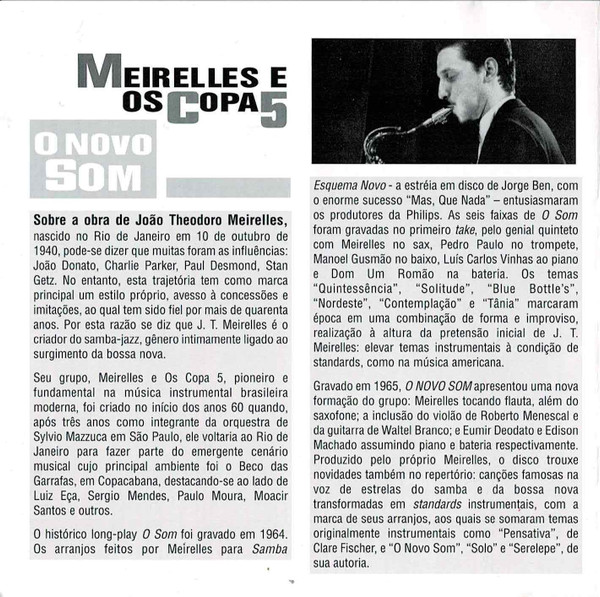 Meirelles E Os Copa 5 - O Novo Som | Dubas Música (325912001822) - 3 Meirelles E Os Copa 5 - O Novo Som | Dubas Música (325912001822) - 3