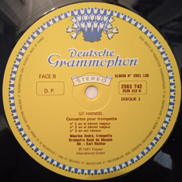 Joseph Haydn / Georg Friedrich Händel / Johann Nepomuk Hummel / Georg Philipp Telemann / Antonio Vivaldi / Michel Richard Delalande / Marc Antoine Charpentier / Jean-Baptiste Lully - Maurice André , Pierre Thibaud , Adolf Scherbaum , Orchestre De Chambre Paul Kuentz - Trésors De La Trompette | Deutsche Grammophon (2921 139) - 4