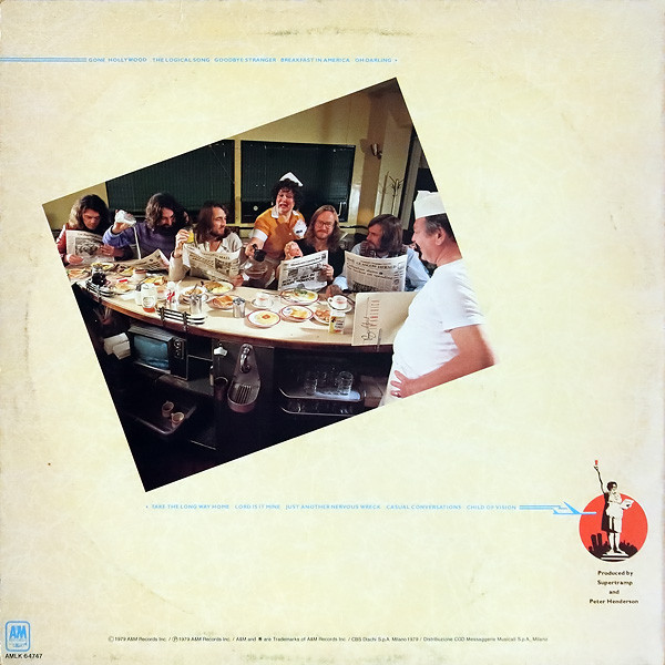 Supertramp - Breakfast In America | A&M Records (AMLK 64747) - 2