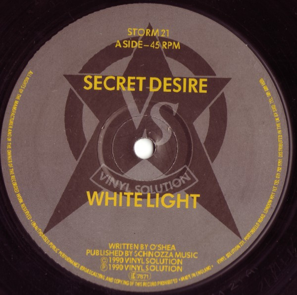 Secret Desire - White Light / Anna Lies | Vinyl Solution (STORM 21) - 2