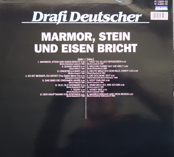 Drafi Deutscher - Marmor, Stein Und Eisen Bricht | TELDEC (6.26527 AG) - 2