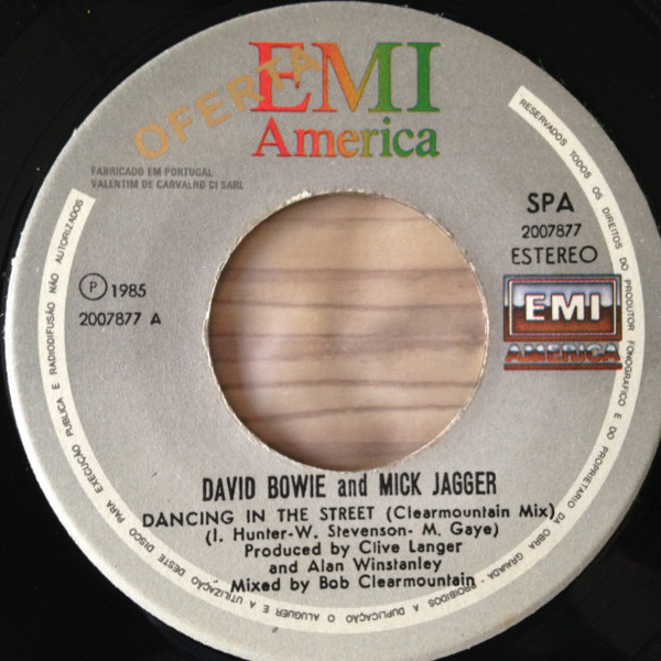 David Bowie And Mick Jagger - Dancing In The Street | EMI America (2007877) - 3