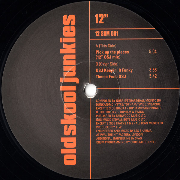 Old Skool Junkies - Pick Up The Pieces | Style Du Mecanique (12 SDM 001) - 3 Old Skool Junkies - Pick Up The Pieces | Style Du Mecanique (12 SDM 001) - 3