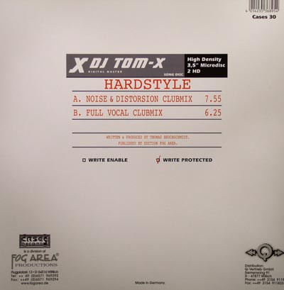 DJ Tom-X - Hardstyle | Cases Records (CASES 30) - 2