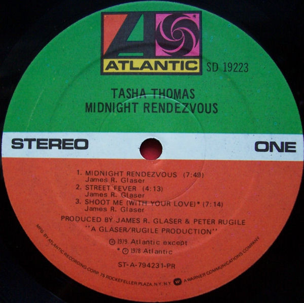 Tasha Thomas - Midnight Rendezvous | Atlantic (SD 19223) - 3 Tasha Thomas - Midnight Rendezvous | Atlantic (SD 19223) - 3