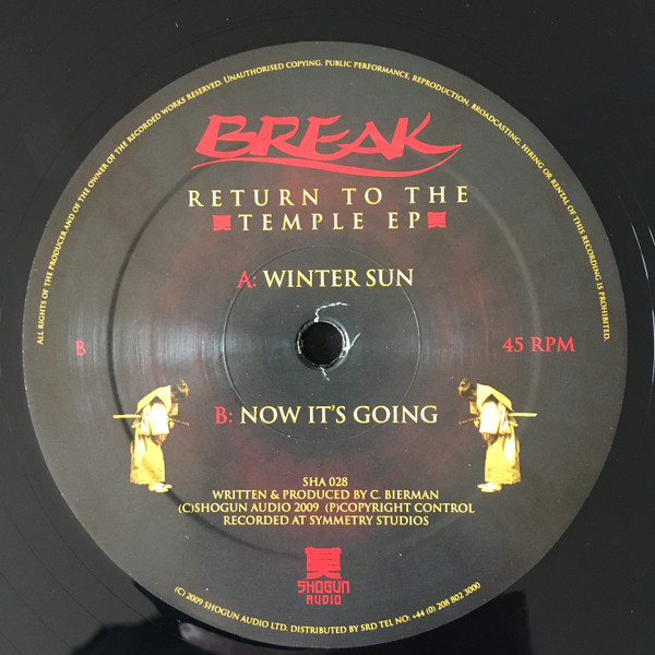 Break - Return To The Temple EP | Shogun Audio (SHA 028) - 3