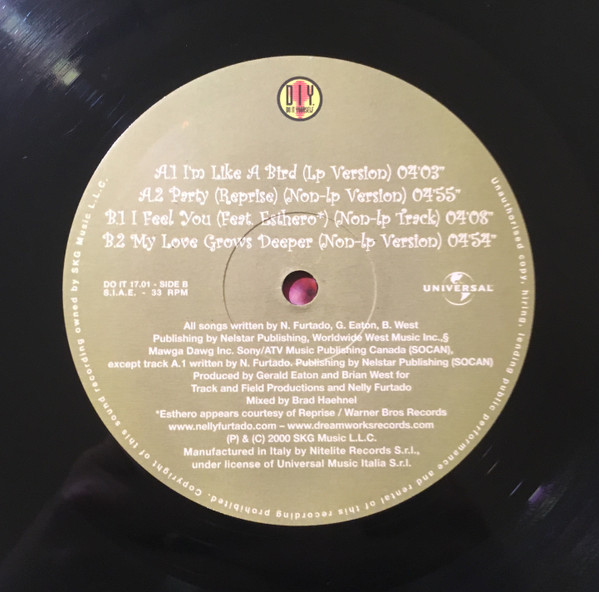 Nelly Furtado - I'm Like A Bird | Do It Yourself Entertainment (DO IT 17.01) - 4