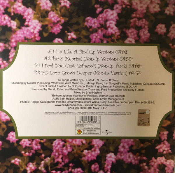 Nelly Furtado - I'm Like A Bird | Do It Yourself Entertainment (DO IT 17.01) - 2