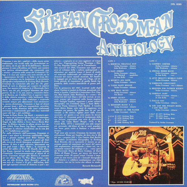 Stefan Grossman - Anthology | Kicking Mule Records (ORL 8365) - 2 Stefan Grossman - Anthology | Kicking Mule Records (ORL 8365) - 2
