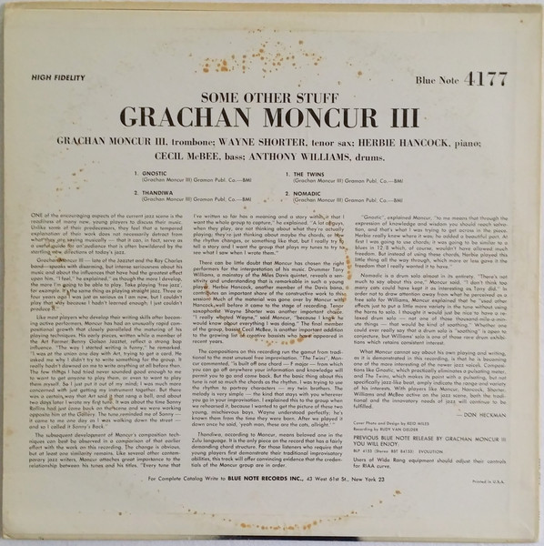Grachan Moncur III - Some Other Stuff | Blue Note (BLP 4177) - 2