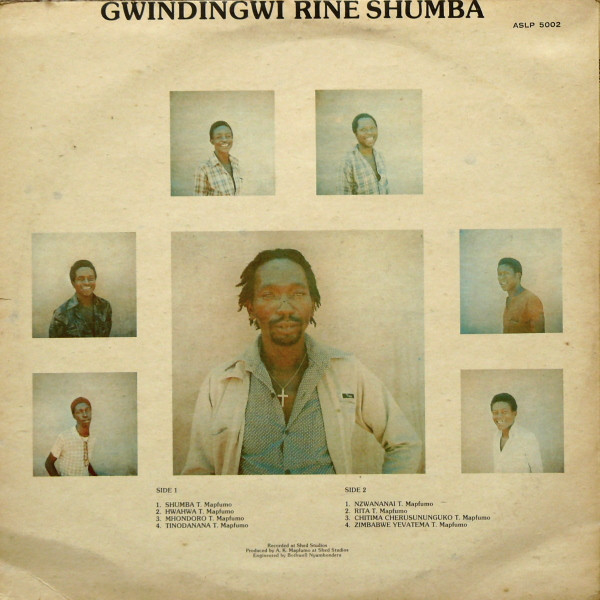 Thomas Mapfumo & The Blacks Unlimited - Gwindingwi Rine Shumba | Chimurenga Music (ASLP 5002) - 2 Thomas Mapfumo & The Blacks Unlimited - Gwindingwi Rine Shumba | Chimurenga Music (ASLP 5002) - 2