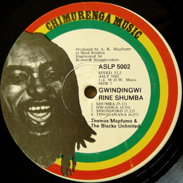 Thomas Mapfumo & The Blacks Unlimited - Gwindingwi Rine Shumba | Chimurenga Music (ASLP 5002) - 3 Thomas Mapfumo & The Blacks Unlimited - Gwindingwi Rine Shumba | Chimurenga Music (ASLP 5002) - 3