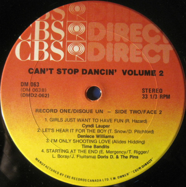 Various - Can't Stop Dancin' - Volume II | CBS Direct (DMD2-062) - 4 Various - Can't Stop Dancin' - Volume II | CBS Direct (DMD2-062) - 4