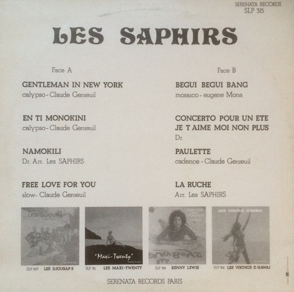 Les Saphirs - Gentleman In New York | Serenata Records (SLP 315) - 2