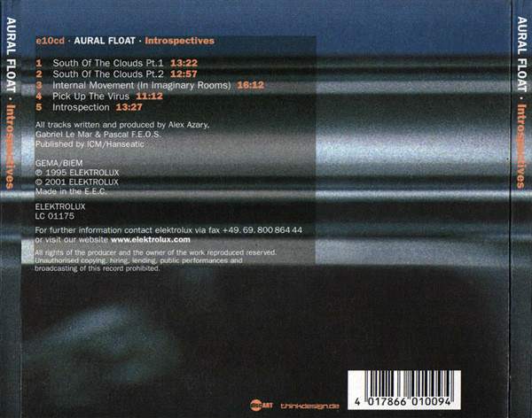 Aural Float - Introspectives | Elektrolux (e10cd) - 2 Aural Float - Introspectives | Elektrolux (e10cd) - 2