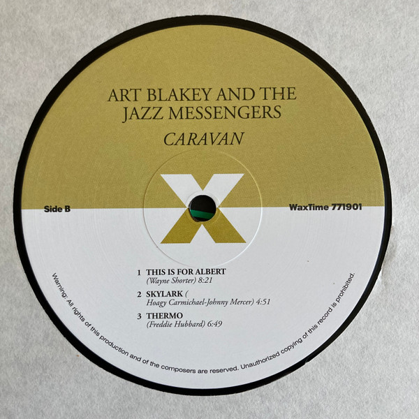 Art Blakey & The Jazz Messengers - Caravan | WaxTime (771901) - 2