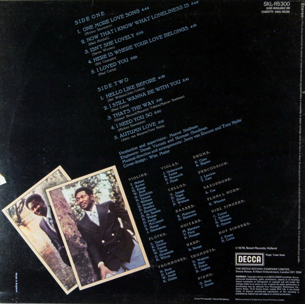 Freddy Cole - One More Love Song | Decca (SKLR5300) - 2