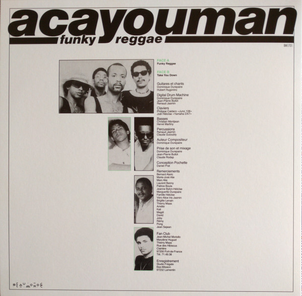 Acayouman - Funky Reggae | BeauMonde Records (BM1701) - 2 Acayouman - Funky Reggae | BeauMonde Records (BM1701) - 2