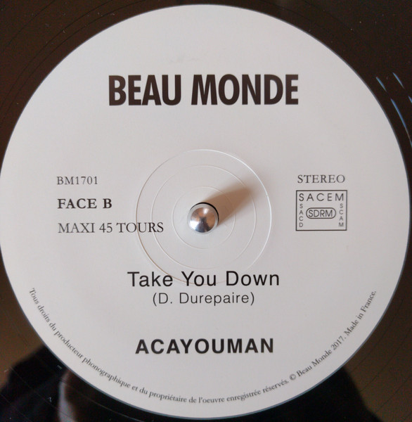 Acayouman - Funky Reggae | BeauMonde Records (BM1701) - 4 Acayouman - Funky Reggae | BeauMonde Records (BM1701) - 4