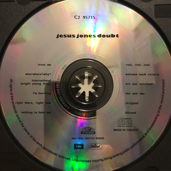 Jesus Jones - Doubt | Food (C2 95715) - 3 Jesus Jones - Doubt | Food (C2 95715) - 3