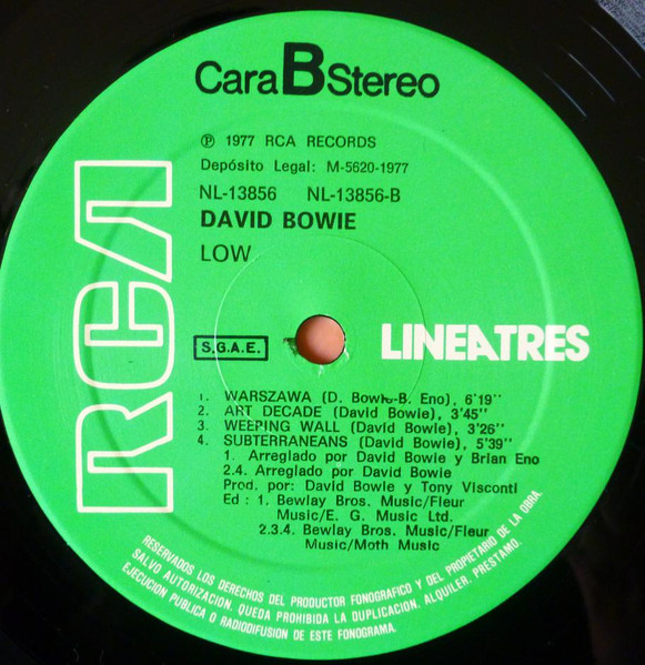 David Bowie - Low | RCA (NL-13856) - 4