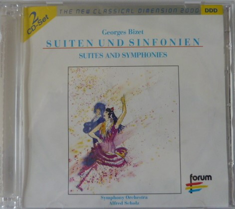 Georges Bizet - London Festival Orchestra , Alfred Scholz - Suiten Und Sinfonien / Suites And Symphonies | Forum (CD 1/462 081-2) - main