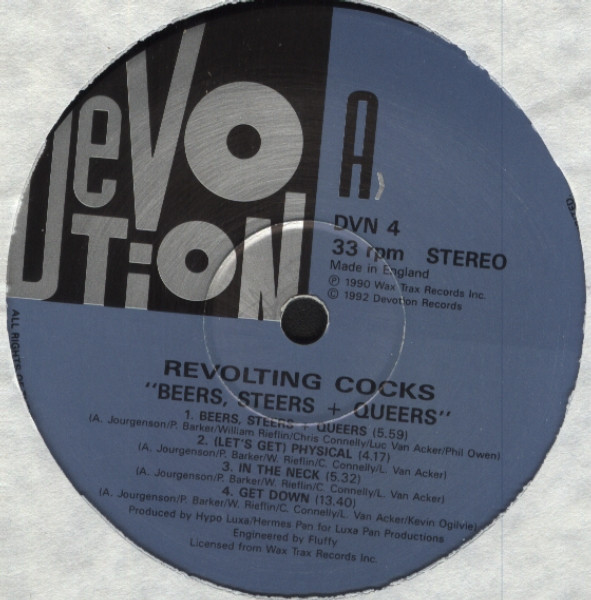 Revolting Cocks - Beers, Steers + Queers (The Album) | Devotion (DVN 4) - 2