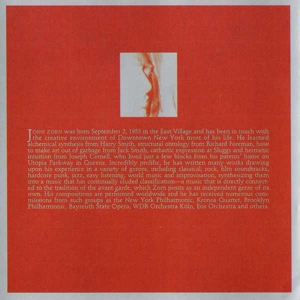 John Zorn - Songs From The Hermetic Theater | Tzadik (TZ 7066) - 3