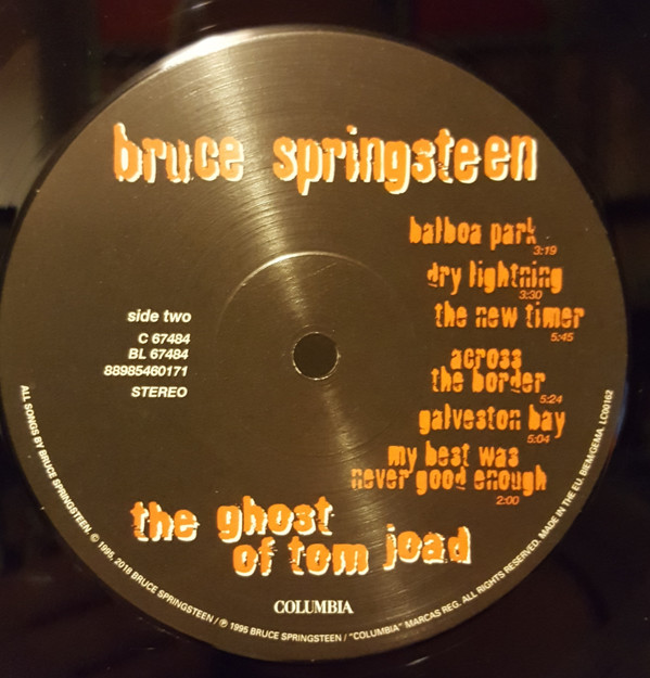 Bruce Springsteen - The Ghost Of Tom Joad | Columbia (88985460171) - 3