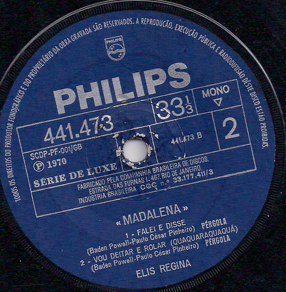 Elis Regina - Madalena | Philips (441.473) - 4