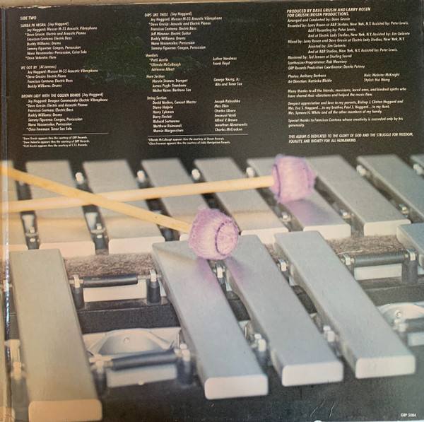 Jay Hoggard - Days Like These | Arista GRP (GRP 5004) - 3 Jay Hoggard - Days Like These | Arista GRP (GRP 5004) - 3