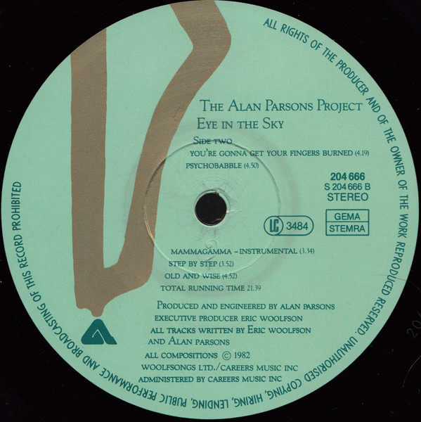 The Alan Parsons Project - Eye In The Sky | Arista (204 666) - 4 The Alan Parsons Project - Eye In The Sky | Arista (204 666) - 4