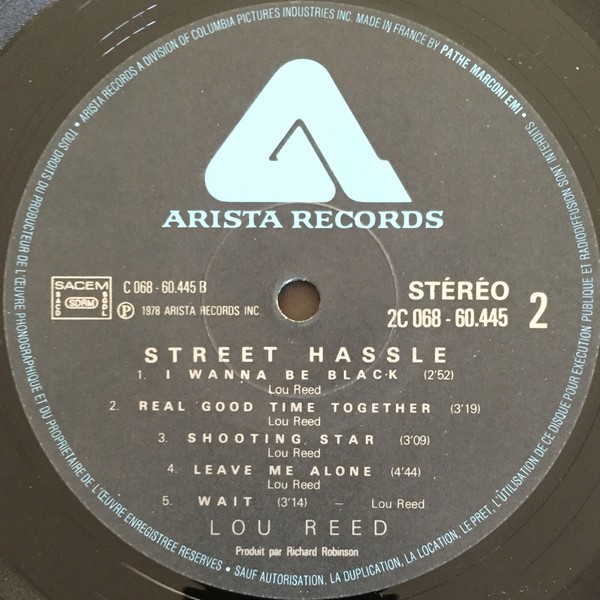 Lou Reed - Street Hassle | Arista (2C 068-60 445) - 4