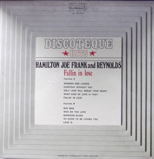 Hamilton, Joe Frank & Reynolds - Fallin' In Love | Durium (D. 30-244) - 2 Hamilton, Joe Frank & Reynolds - Fallin' In Love | Durium (D. 30-244) - 2